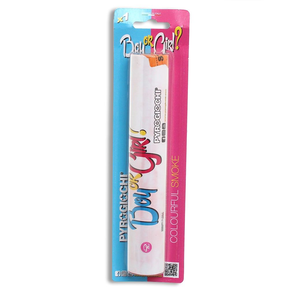 Fumogeno colorato Girl rosa Pyrogiochi in offerta - PapoLab