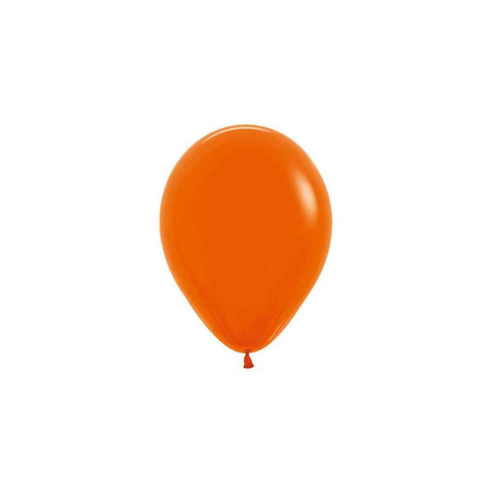 100 Palloncini Lattice arancio piccoli 5″ 12cm in offerta - PapoLab