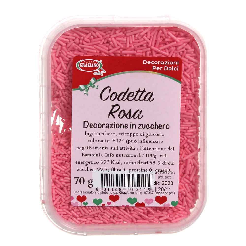 Codetta di zucchero rosa per decorazione in offerta - PapoLab