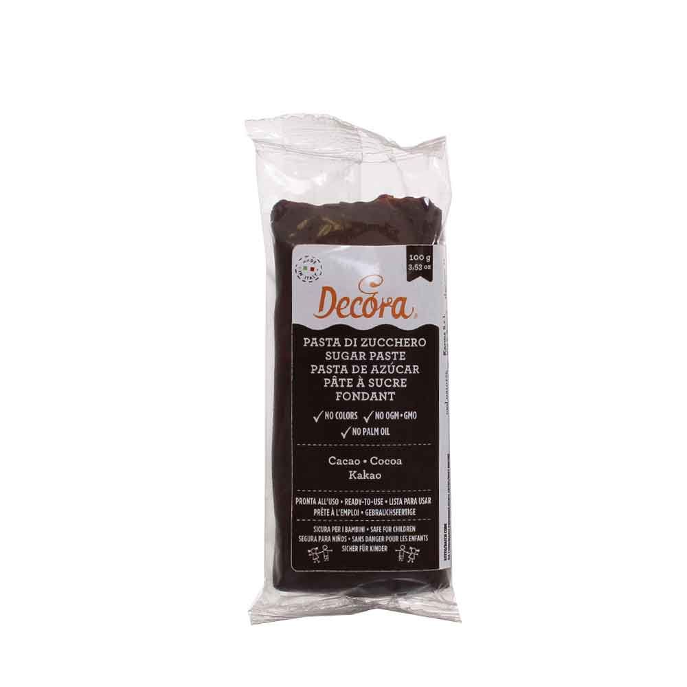 Pasta di zucchero cacao per copertura 100 g Decora - PapoLab