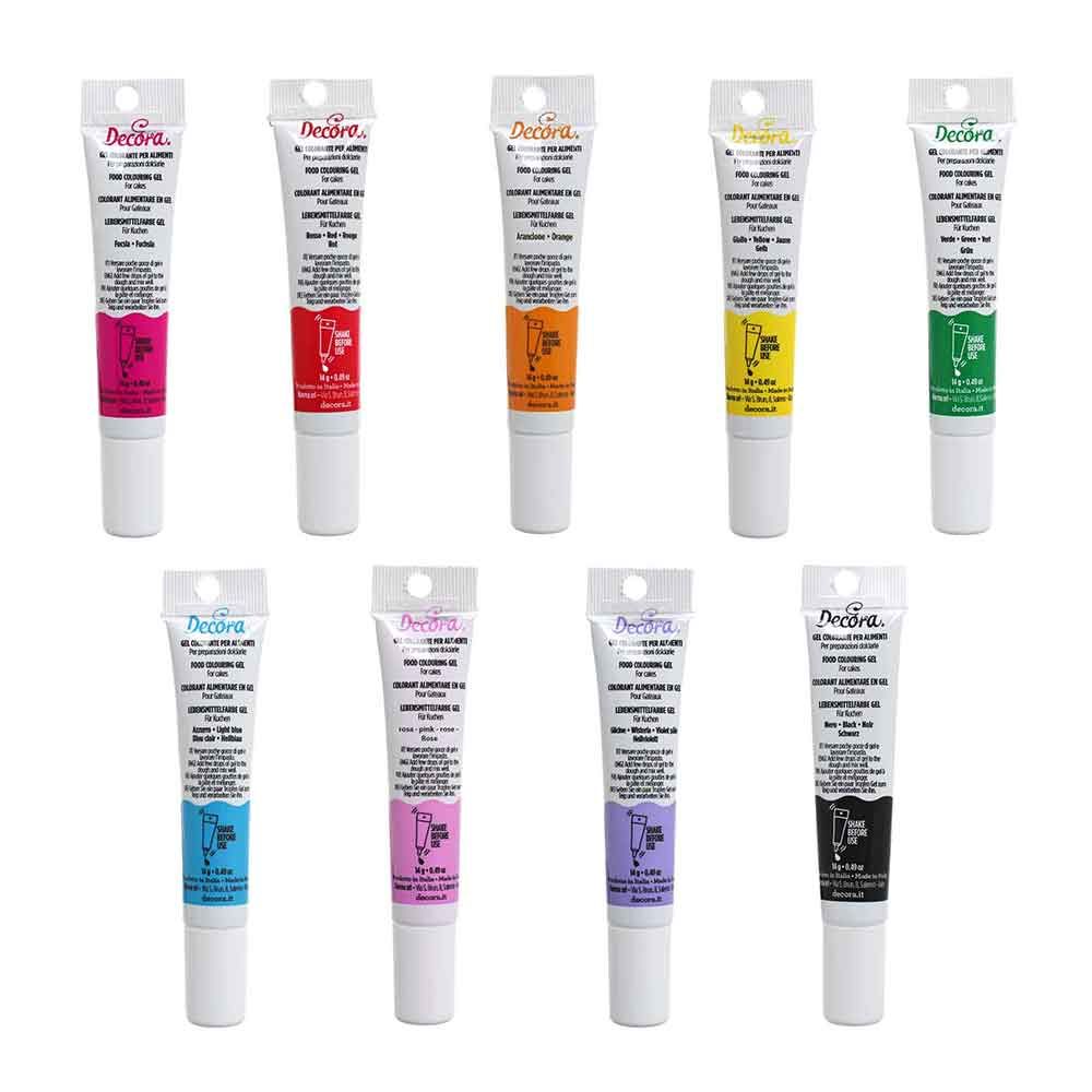 Colorante gel alimentare in tubetto per impasti colorati 14g - PapoLab