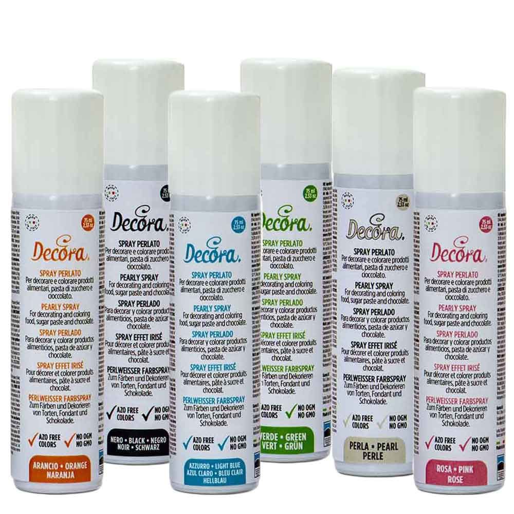 Colorante per alimenti spray perlato 75ml in offerta - PapoLab