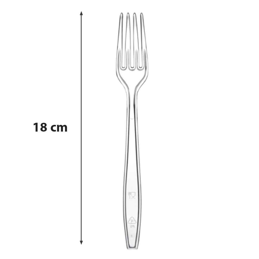 Plastico forchette Confezione da 100 Bianco Colore 