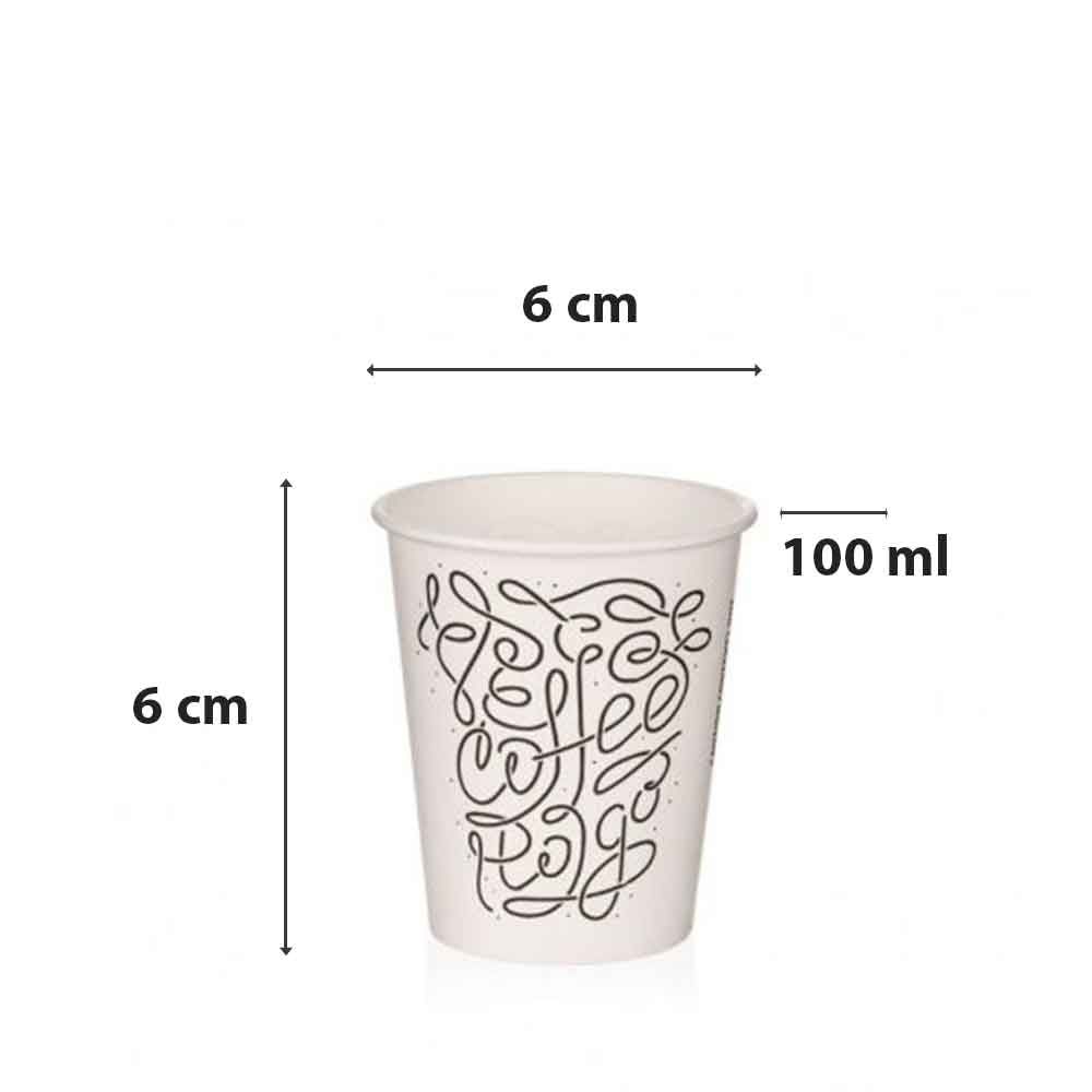 Bicchieri per caffè monouoso - Dopla - 80 ml - plastica - conf. 100 - 74209  - 8005090420020 - Euroffice
