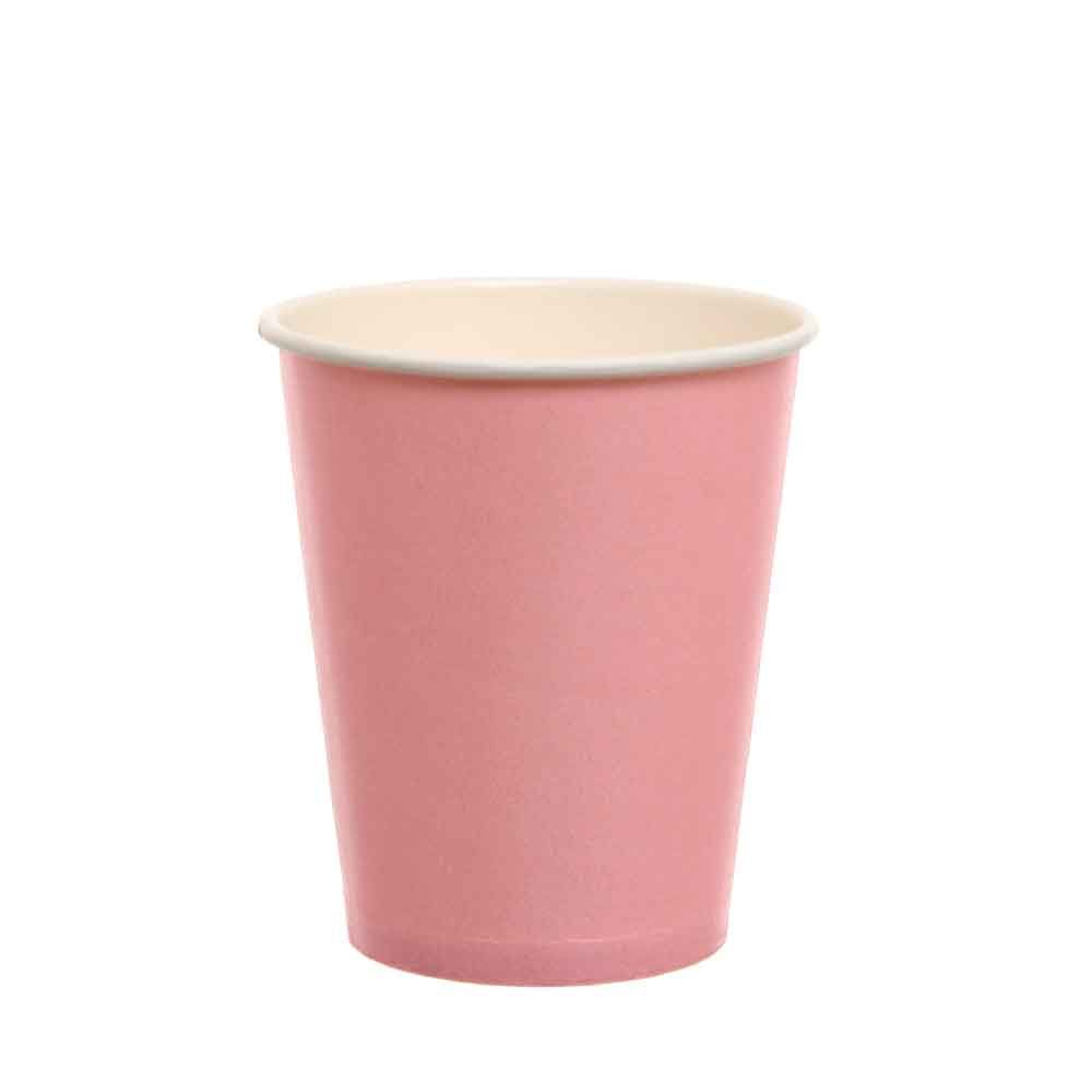 Bicchieri in carta rosa DOpla Party per feste in offerta - PapoLab
