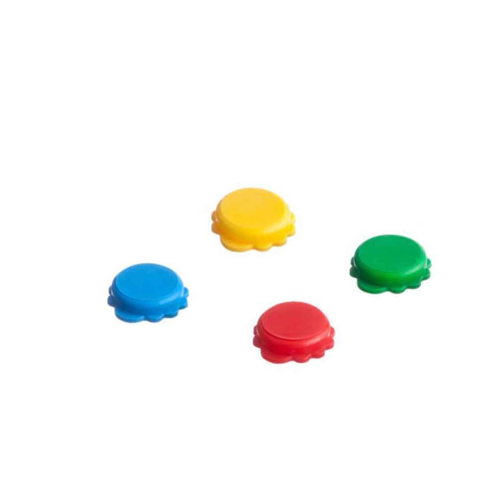 Tappi in plastica colorati per bottiglie Ø2,5cm in offerta - PapoLab