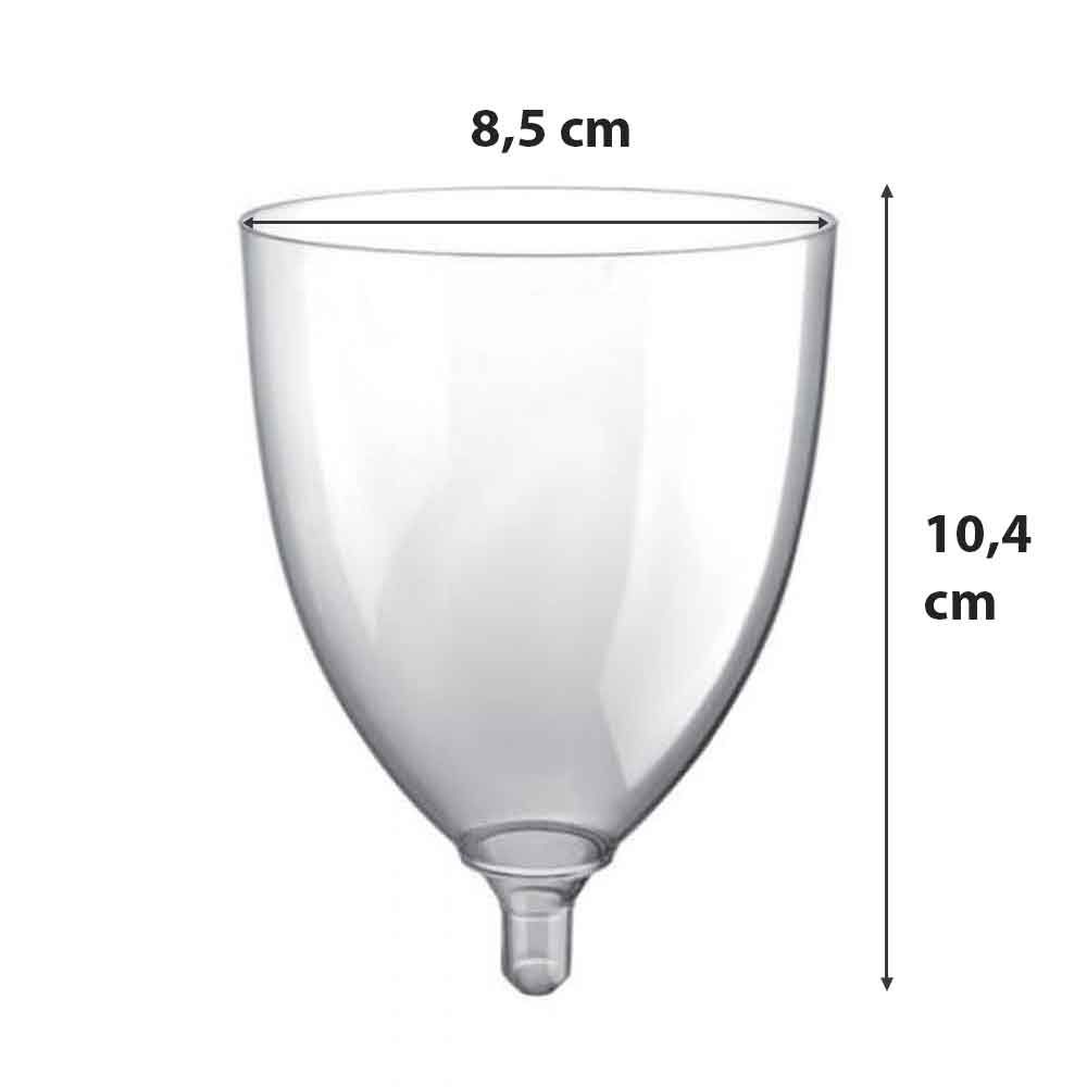 Bicchieri da cocktail in plastica dura riutilizzabili 420ml - PapoLab