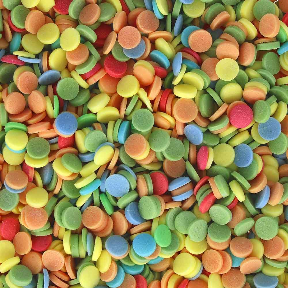 Coriandoli di zucchero colorati per decorazione in offerta - PapoLab