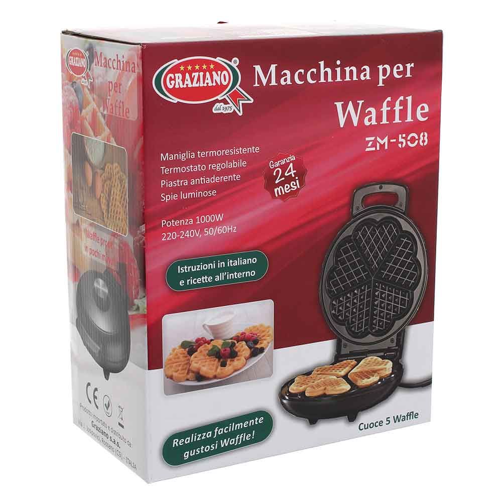 Acquista Macchina per waffle a bolle da 1400 W Piastra per waffle pronta in  meno di 3 minuti Vassoio raccogligocce rimovibile Elettrico