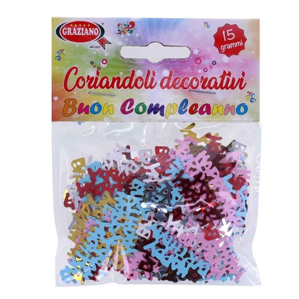 Coriandoli Decorativi da Tavolo Happy Birthday in Offerta - PapoLab