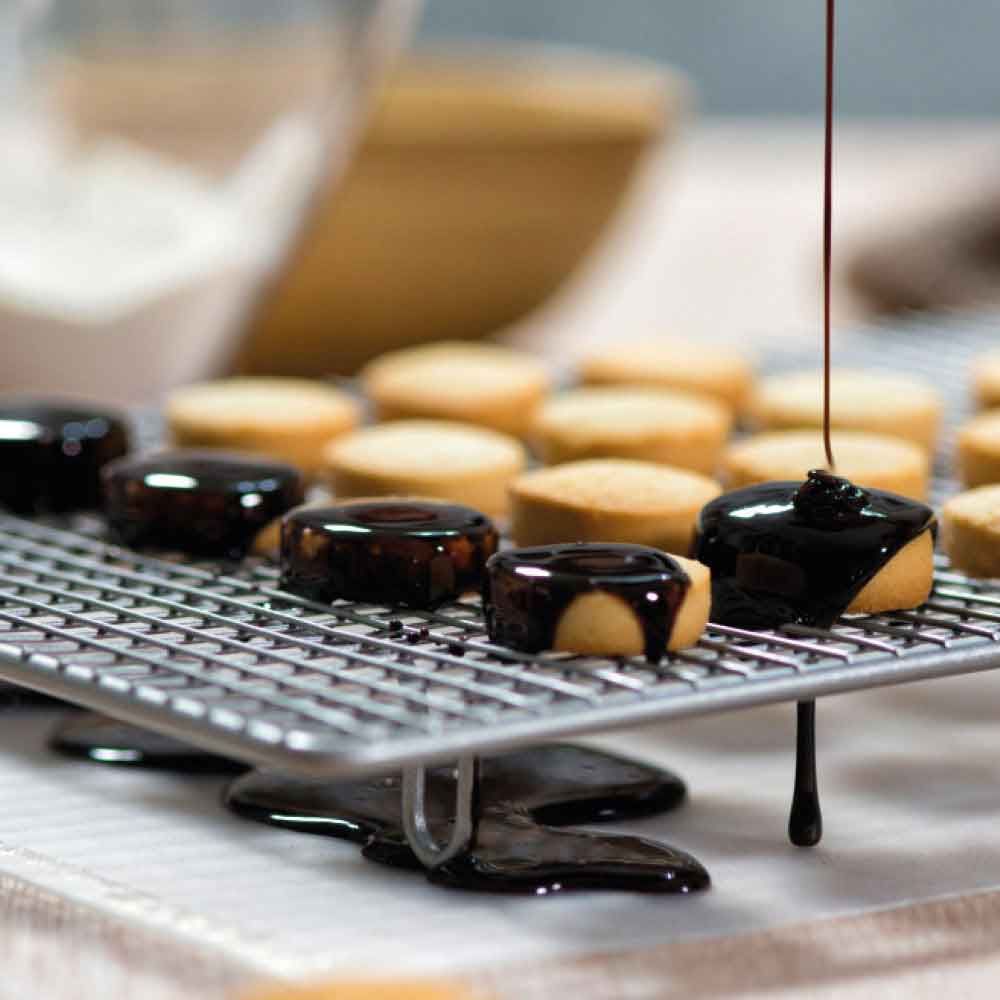 Gefu Ario Griglia Raffredda Dolci 14340 Accessorio per Torte Acciaio Inox Piatto di Raffreddamento Ø 31 cm 