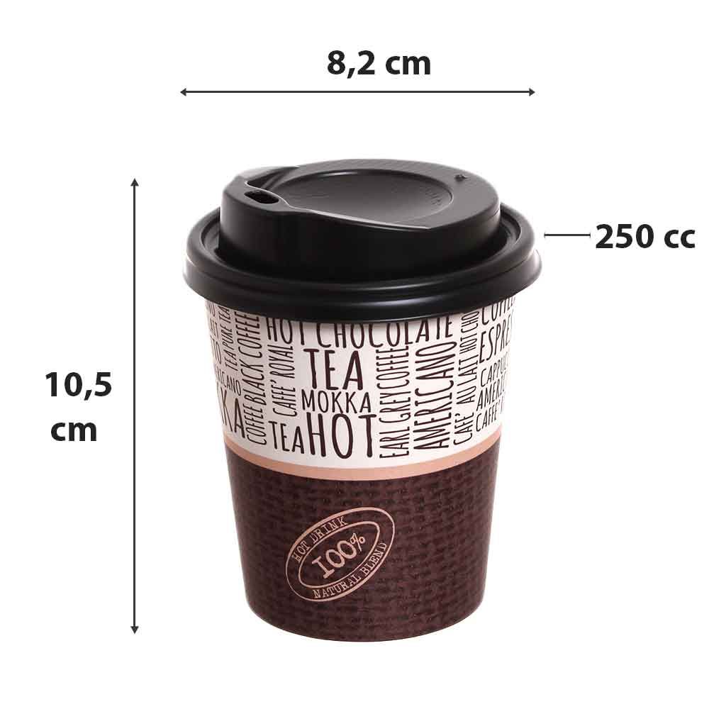 acqua 100 bicchieri di carta usa e getta nero bevande bagno campeggio per feste per tè bocce per bevande calde e fredde caffè 