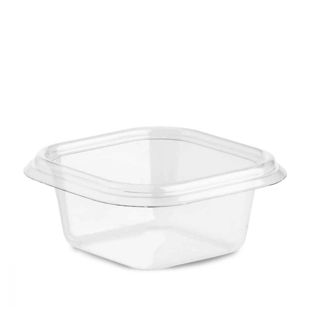 Vaschetta bacinella contenitore in polietilene trasparente per alimenti 26X16X10