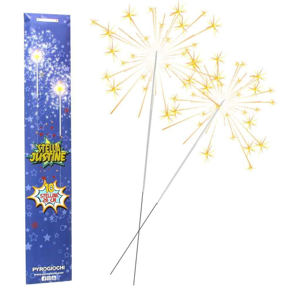 10 Stelline Scintillanti di Capodanno Justine in offerta - PapoLab