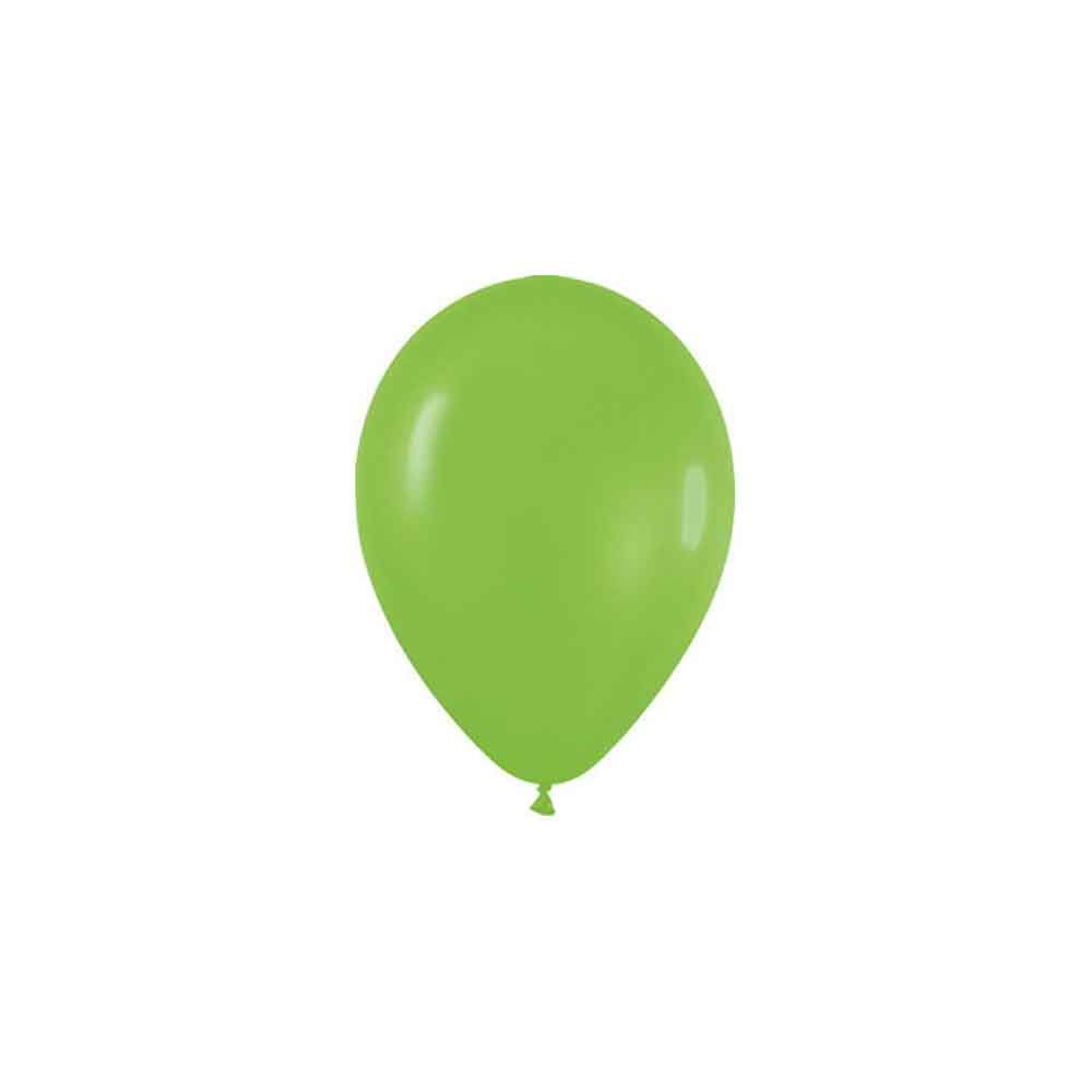 100 Palloncini Lattice verde mela piccoli 5″ 12cm in offerta - PapoLab