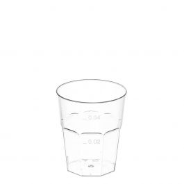 Confezione da 50 - Bicchiere da cocktail in plastica da 9 once, bicchieri  di plastica bordati Tazza trasparente