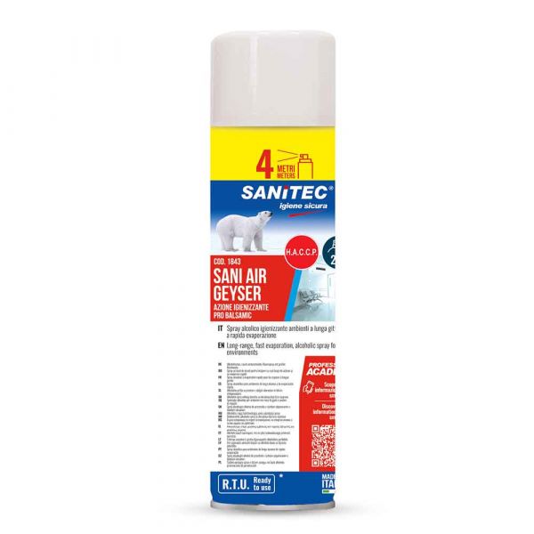 Sani Air Geyser spray igienizzante ambienti profumato al pino balsamico Sanitec 500 ml