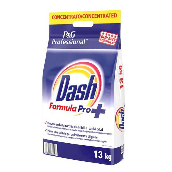 Dash detersivo in polvere professionale Formula Pro+ 13 kg