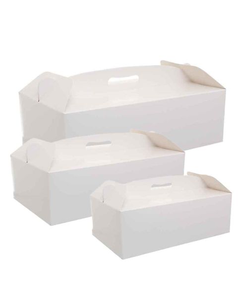 Scatole con manico per torte rettangolari