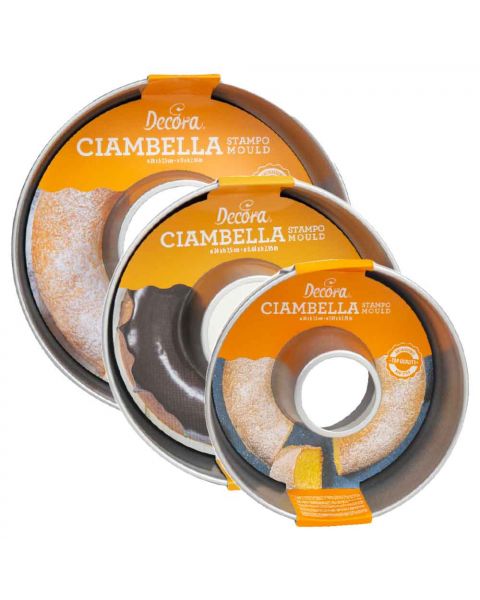 Stampo rotondo per ciambella antiaderente h 7,5 cm