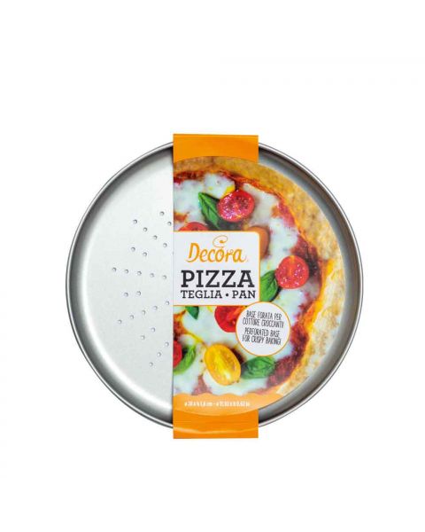 Teglia rotonda forata per pizza e focacce Ø28 cm