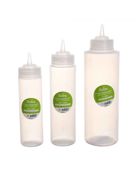 Dispenser dosatore in plastica con beccuccio fine Ø2,8mm