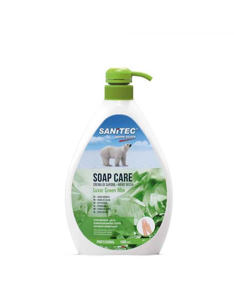 Soap Care sapone liquido mani Luxor Green Aloe Sanitec 1 L