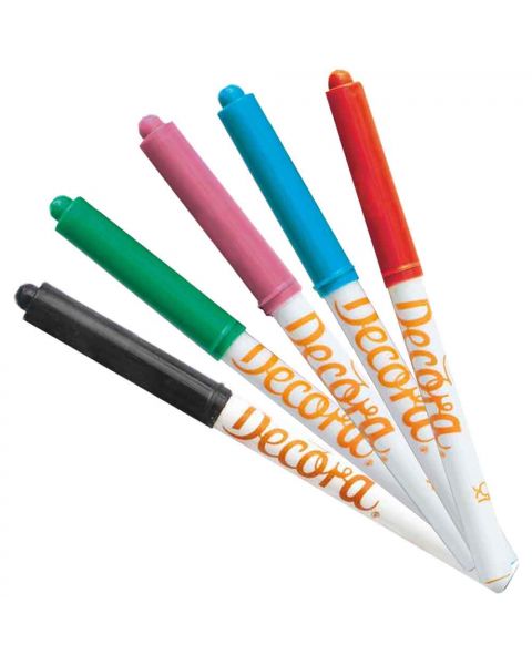 Pennarello colorato per alimenti punta fine Decora