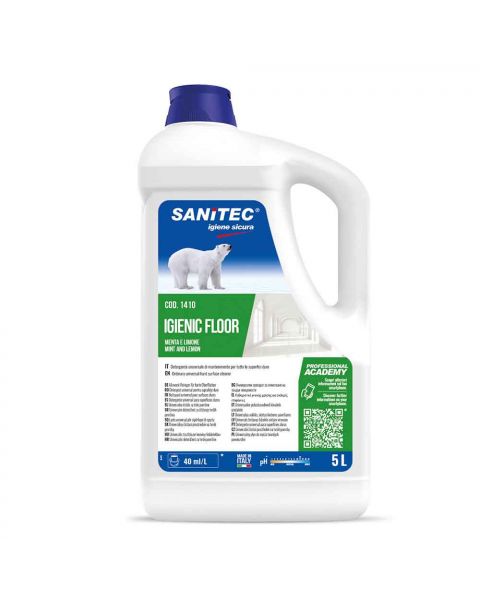 Igienic Floor detergente profumato menta e limone per pavimenti Sanitec 5 L