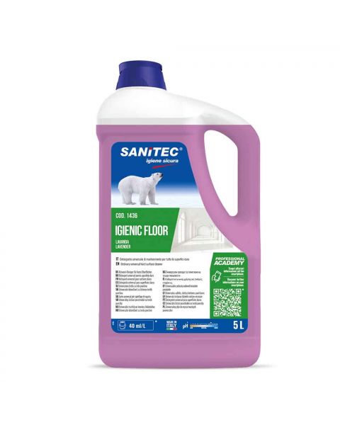 Igienic Floor detergente profumato lavanda per pavimenti Sanitec 5 L