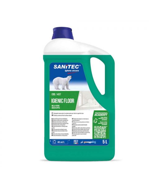 Igienic Floor detergente profumato mela verde per pavimenti Sanitec 5 L