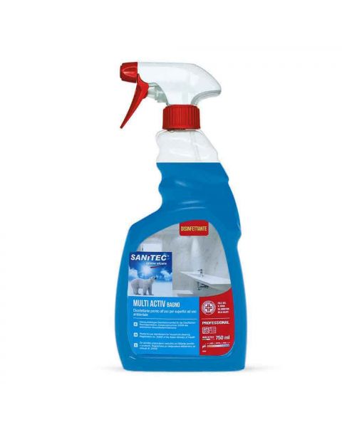 Multi Activ disinfettante profumato al Pino per superfici Sanitec 750 ml 