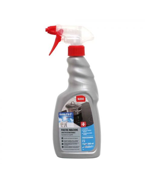 Detergente spray per la pulizia di piastre ad induzione Sanitec 500 ml