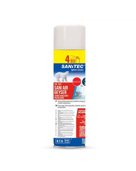 Sani Air Geyser spray igienizzante ambienti profumato al pino balsamico Sanitec 500 ml