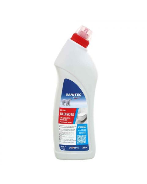 Chlor Wc Gel detergente disincrostante con cloro attivo Sanitec 1 L