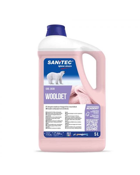 Wooldet detergente completo lana e delicati per lavatrice Sanitec 5 L