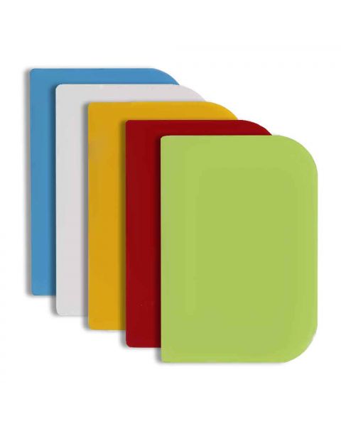 Raschietti in plastica taglia impasto vari colori 251-MIX