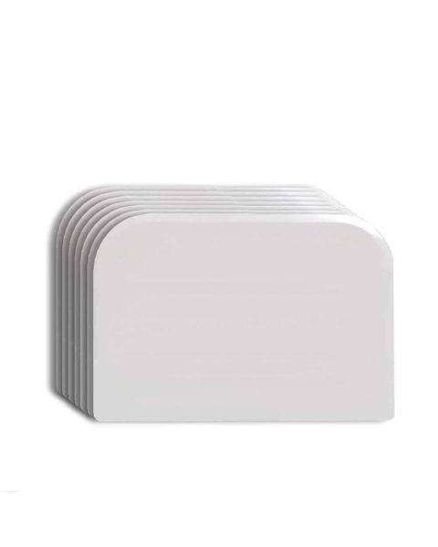 20 Raschietti spatola in plastica taglia impasto colore bianco