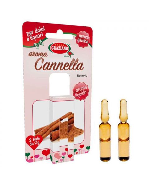 Aroma liquido per dolci gusto Cannella 4g 2 fialette