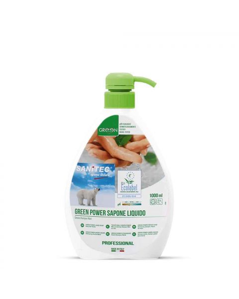 Green Power sapone liquido mani ecologico Sanitec 1 L