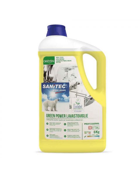 Stovil Green Power detergente ecologico Sanitec tutte le durezze dell'acqua 5 L