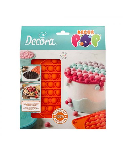 Stampo antiaderente in silicone Decorpop cerchio 18,5x17cm Decora