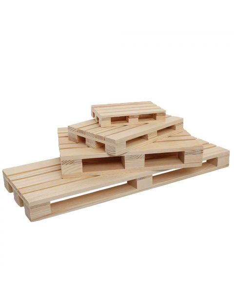 Mini pallet bancale di legno tagliere per servizio o esposizione