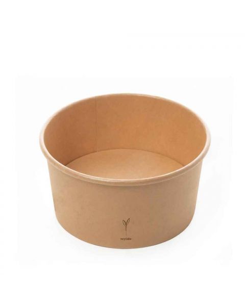 50 Insalatiere compostabili tonde 1000ml