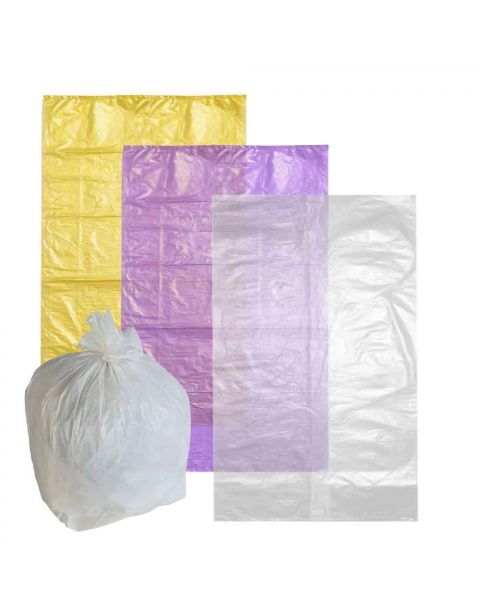 20 Sacchetti immondizia in plastica HDPE 55 x 65 cm