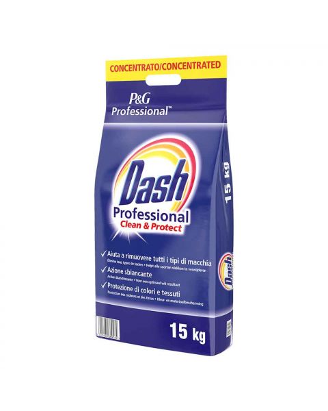 Dash detersivo in polvere professionale ad uso industriale Clean & Protect 15 kg