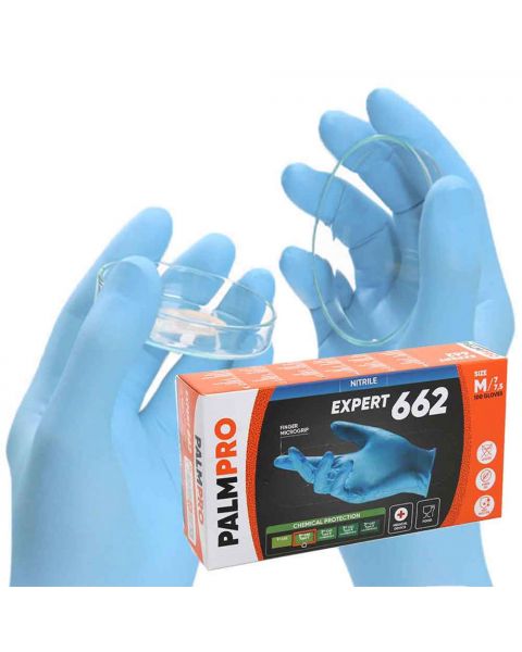 Guanti in nitrile azzurro Icoguanti Palmpro Expert 662