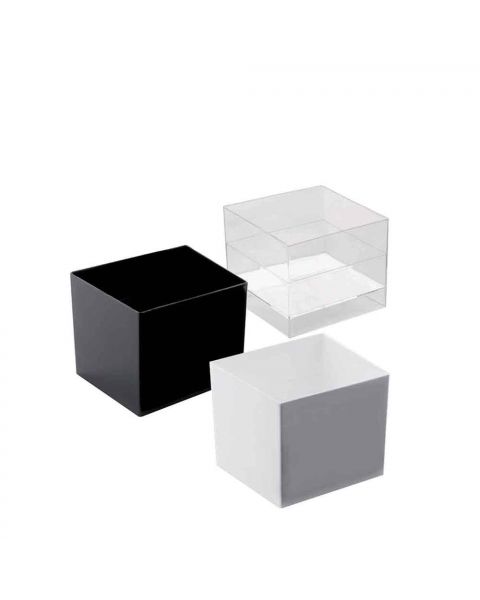 Bicchierini Monoporzioni quadrati Goldplast Cube 60cc 6027