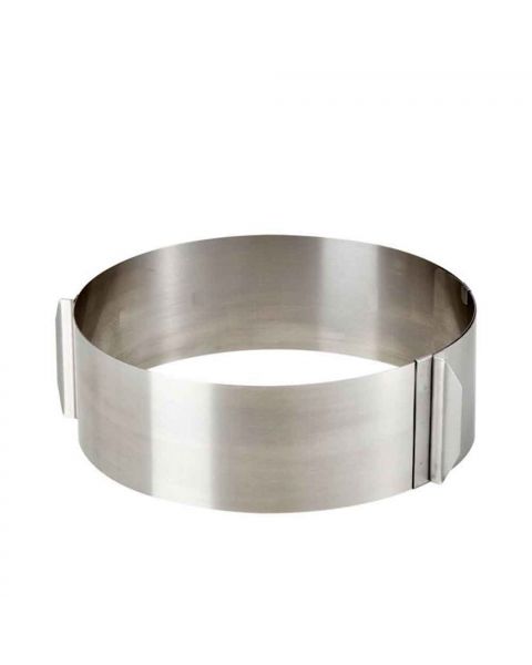 Anello per torte regolabile Ø da 16 a 30cm