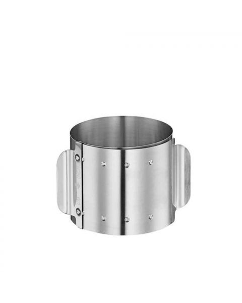 Coppapasta in acciaio inox regolabile da 7 a 9 cm h 5,5 cm